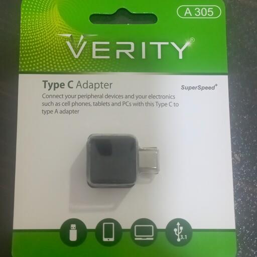 تبدیل  تایپ سی type-c OTG verity A305